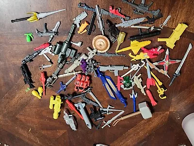 Lot Of Vintage & Modern Toy Weapons Parts & Accessories Mixed Lot 80's 90's 00's • $32