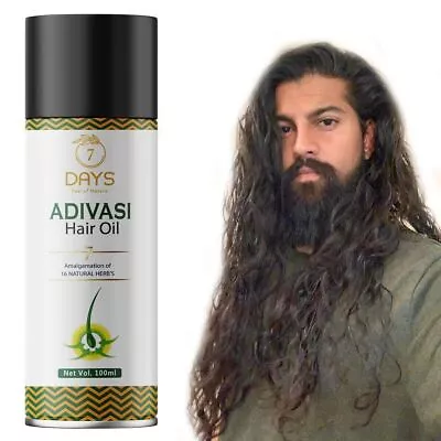 7 Days Adivasi All Type Of Hair Problem Herbal Growth Hair OilFor Women And Men • $41.38