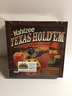 Yahtzee TEXAS HOLD 'EM Dice Game With Poker Twist 2004 Parker Brothers COMPLETE  • $8