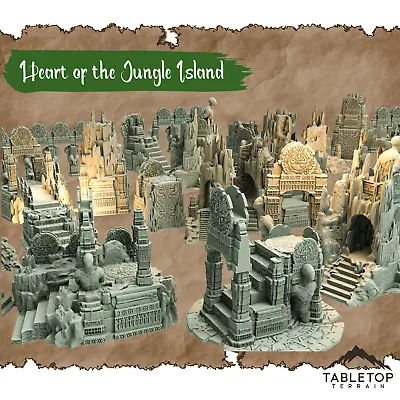 Heart Of The Jungle Island - Thematic Dungeon Terrain  • $385.89