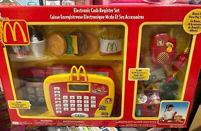Vintage McDonalds Toy Cash Register  Food Pretend Play 2004 • $200