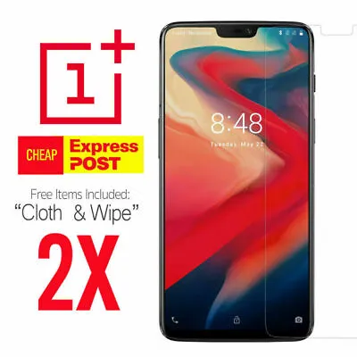 2X Tempered Glass Screen Protector Full Coverage For OnePlus 5/ 6/ 6T Film Guard • $5.95