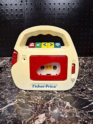 Vintage 1992 Fisher Price Cassette Tape Player/Recorder 3800 • $19.99