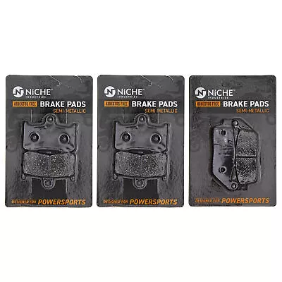 Brake Pad Set For Victory Cross Country Hammer Roads Front Rear Semi-Metallic • $21.95