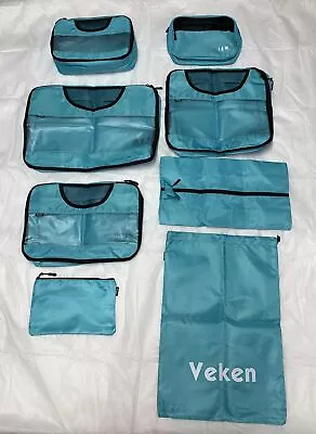 Veken 6 Set Packing Cubes For Suitcases Travel Bags For Carry On Luggage Bags • $14.99