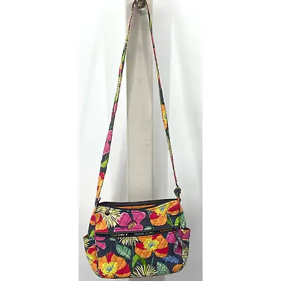Vera Bradley Jazzy Blooms Pattern Handbag Shoulder Bag Crossbody Hard To Find • $29