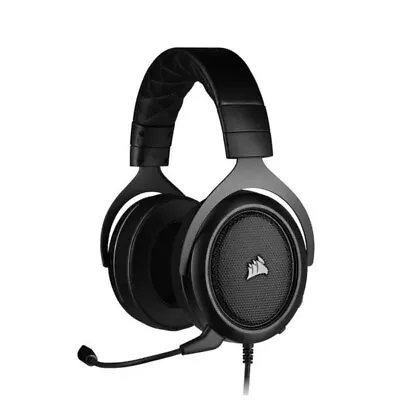 Corsair HS50 PRO STEREO Wired 3.5mm Gaming Headset Carbon Black -no Microphone  • £21.95