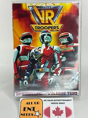 VR Troopers Season 1 Volume 2 Vol. Two 2012 3 Disc DVD RARE By Saban & Shout VG • $28.83