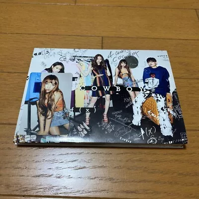 F(x) 4 Walls Cowboy 1st Limited Edition Japan Single Luna Trading Photocard • $114.99