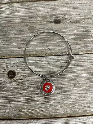 Marine Corps Charm Bracelet Silver Tone • $4.50