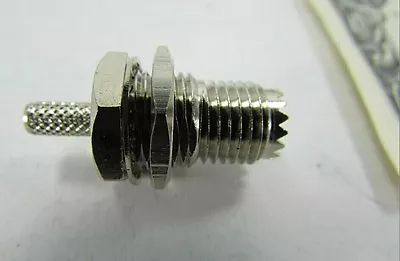 Lot 10 LightHorse Stainless RF Mini UHF Bulkhead Crimp Connectors Cable 3/8-24 • $9.99