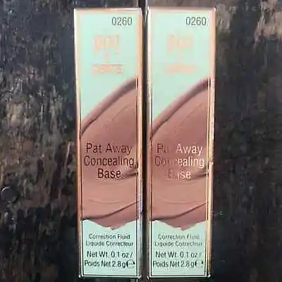 Pixi By Petra Pat Away Concealing Base Mocha Correction Fluid 2 Pack 0260 • $18