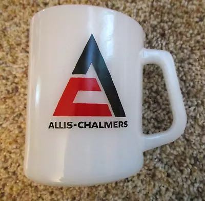 Nos Vintage Allis-chalmers Federal Glass Advertising Mug ~ Excellent Display • $49.99