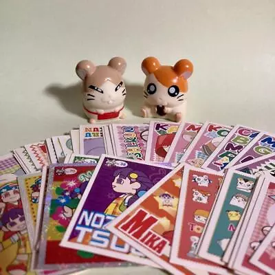 Totoko Hamtaro Soft Vinyl 2 Pieces Hamtaro Mini Moni Sticker Set Of 48 • $48