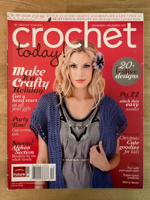 $10 • Buy Crochet Today Magazine December 2010 Holiday Yarn Vintage