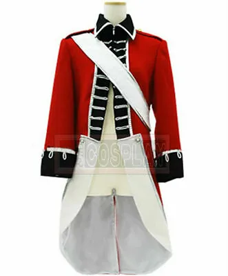 APH/Axis Power Hetalia British Revolutionary War Red Uniform Coat Free Shipping • $54