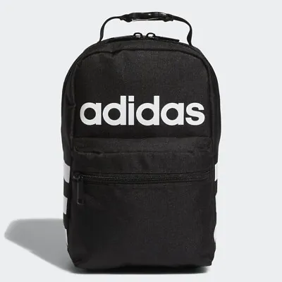 NWOT ADIDAS SANTIAGO Lunch Box Bag Cooler Black/White - One Size • $14.99