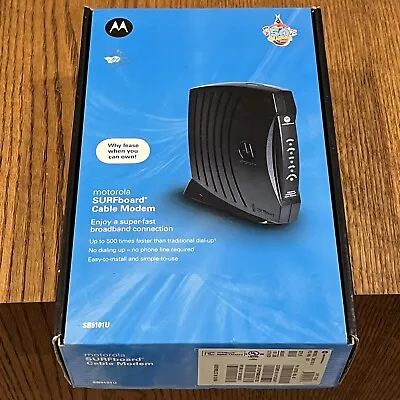 Motorola SURFboard SB5101U DOCSIS 2.0 Cable Modem New • $14.99