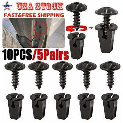 10PCS Splash Shield Screws N90974701 For Audi VW Fender Liner Bumper Under Cover • $7.65