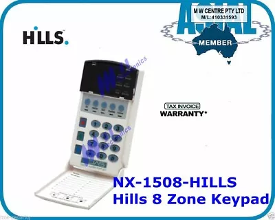 Hills / DAS Alarm Reliance NX-1508-HILLS 8 Zone LED Keypad • $132
