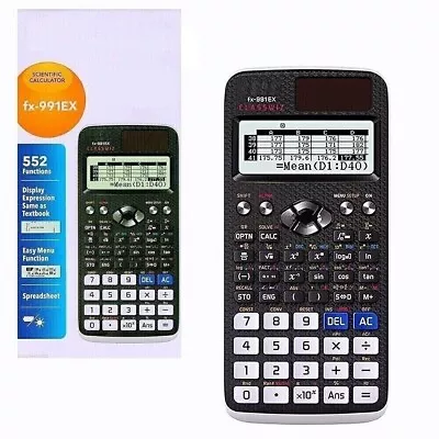 FX-991EX Classwiz Advanced Engineering Scientific Calculator-552 Functions UK... • £16.97