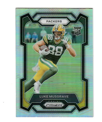 Luke Musgrave 2023 Panini Prizm Silver Prizm Rookie Rc #337 $25.00 Packers • $0.99