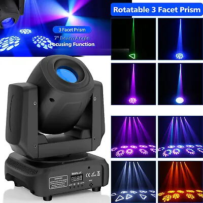 £102.99 • Buy 120W 8 Prism Moving Head Light LED DMX RGBW Gobo Beam Stage Lighting Disco Party
