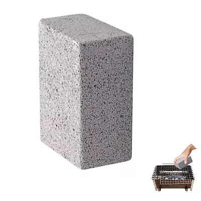BBQ Scraper Pumice Grill Cleaner Cleaning Stone Brick Block Barbecue Griddle Kit • $21.24