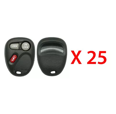 Remote Control Fob Case Shell 3B Compatible With GM Rubber Pad (25 Pack) • $29.80