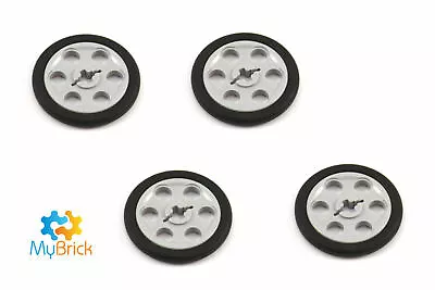 Genuine Lego® Belt Tire (2815) & L Grey Pulley Wheel (4815) 4x Pack - Free Post • $17.95