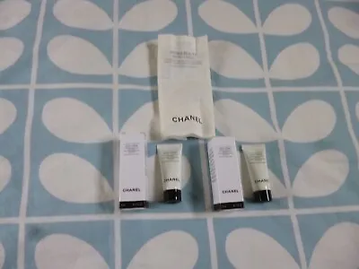 CHANEL HYDRA BEAUTY MICRO CREME X 2 FORTIFYING REPLENISHING HYDRATION 5ml NEW • £10