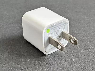 Apple A1265 MB352LL/C 5W 1A USB AC Wall Adapter For IPod & IPhone: Genuine / OEM • $3.99