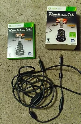 Rocksmith XBOX 360 Guitar Game COMPLETE With Cable • $19.99