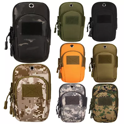 Outdoor Tactical CellPhone Armband Case Holster Bag EDC Utility Gadget Gear Bag • $10.98