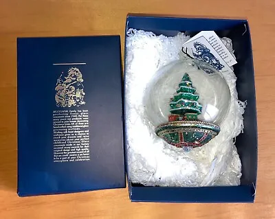 Mostowski Komozja Christmas Glass Ball Ornament Tree Toy Train Two Trains Loose • $59.99