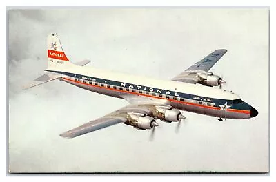 Vintage Postcard - National Airlines -   The Star   Airplane DC6 - Airlines • $4.75