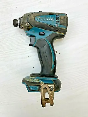 Makita 18V LXT Lithium-Ion Cordless Impact Drill Driver Teal Used TOOL ONLY R8 • $34.95