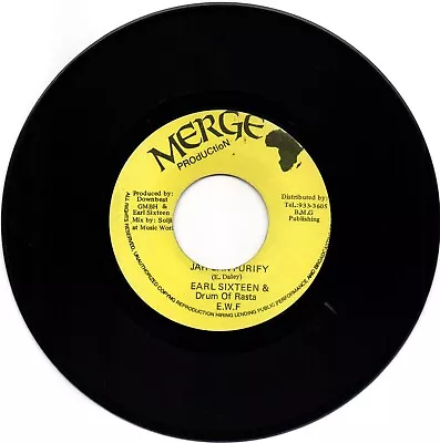 Earl Sixteen & The Drums Of Rasta - Jah Can Purify/ Version. BIG MUST ROOTS -7'' • £5.99