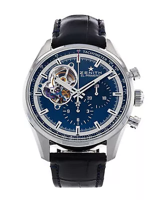 Zenith Chronomaster 03.20416.4061/51.C700 Steel 4 & Blue Dial 2mm Watch • £5090