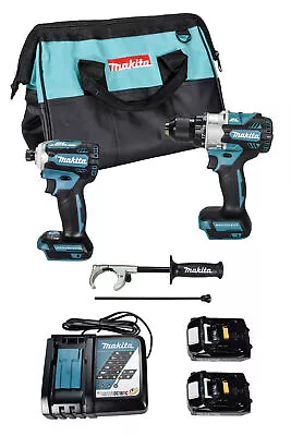 Makita XT288T 18 Volt LXT Lithium-Ion Brushless Cordless 2-Piece Combo Kit • $309.89