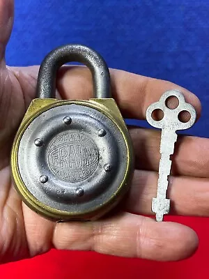 ‼️l 👀k‼️  Vintage Lock & Key  Aa-51. **padlock** • $6.50