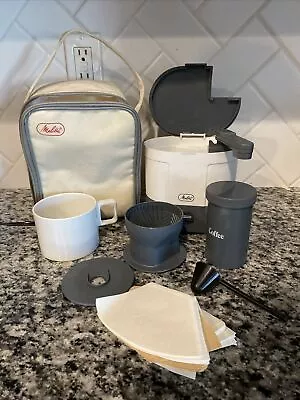 Melitta Travelmate Personal Travel 1 Cup Drip Coffee Tea Maker On The Go W/case! • $45