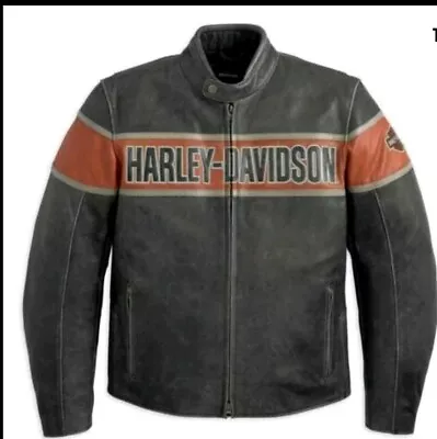 Harley Davidson Mens XXL Leather Jacket • $243.89