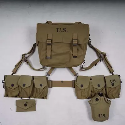 Wwii Ww2 Us Army Soldier Military Usmc Equipment M36 Bag Belt First Kettle Pouch • $122.21