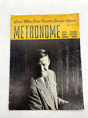 Metronome Magazine ‘51 Stan Kenton Barry Ulanov Monica Lewis • $3.53