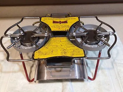 Vintage Bernzomatic TX-800 2 Burner Propane Gas Cook Stove Excellent Condition  • $110