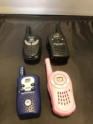 Walkie-Talkie Cobra Micro Talk Motorola Five Star Midland X-talk Lot Of 4 Tested • $35