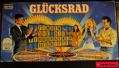 £31.57 • Buy THE WHEEL OF LUCK - The Game To The SAT1 TV Show - 1990 - Parker - Good Condition!!!