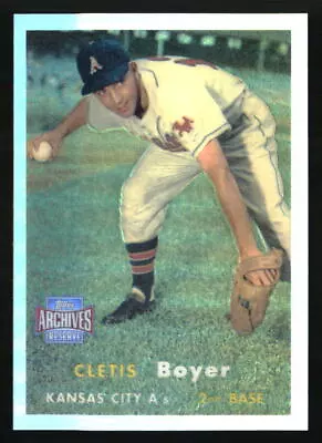 Cletis L. Boyer 2001 Topps Archives Reserve Reprint #88 Baseball Card • $1.89