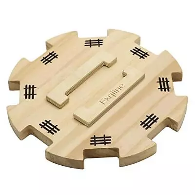 Exqline Wooden Hub For Mexican Train Dominoes With Felted Bottom Mexican Train C • $18.82